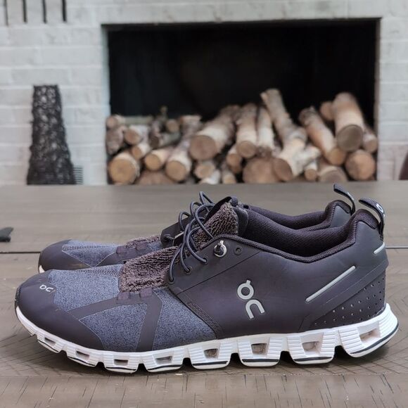 On Running Cloud Terry Shoes in Pebble Sz 10 - Picture 3 of 12